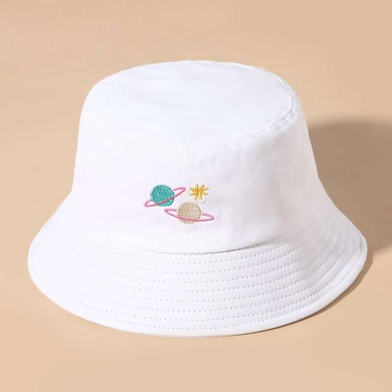 

Planet Bucket Hat, White