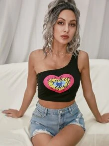 Áo nữ Lá thư Giải trí - màu đen - Xem 1