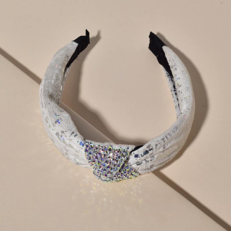 

Rhinestone Knot Headband, Multicolor