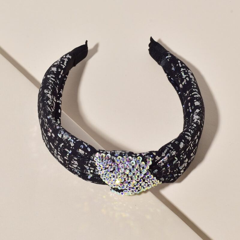 

Rhinestone Knot Headband, Multicolor