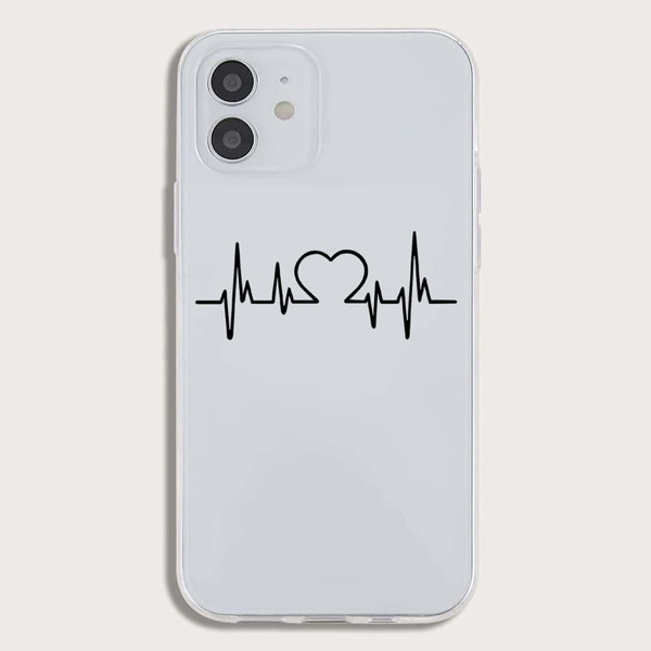 

Heart Rate Clear Phone Case