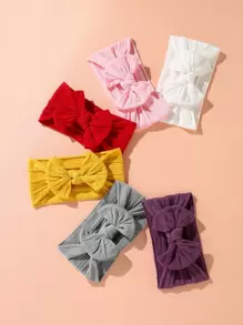 6pcs Baby Bow Knot Headband - Multicolor - View 1