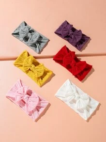 6pcs Baby Bow Knot Headband - Multicolor - View 3