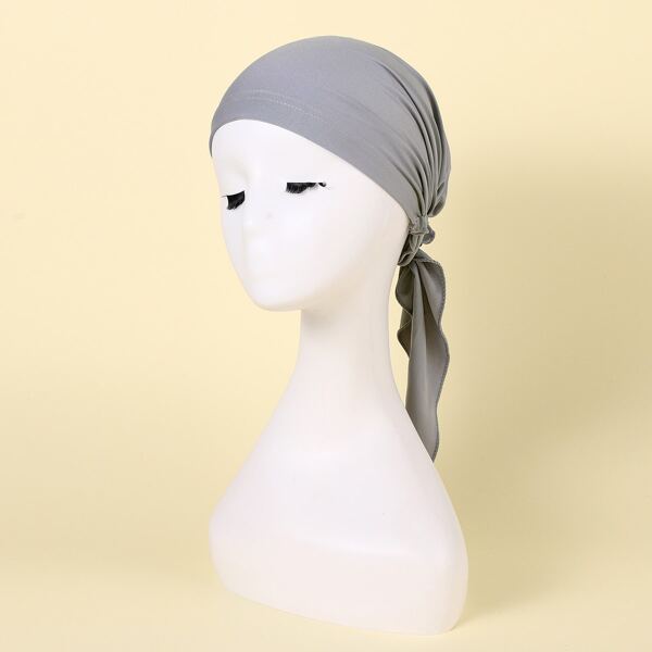 

1pc Solid Hat, Grey