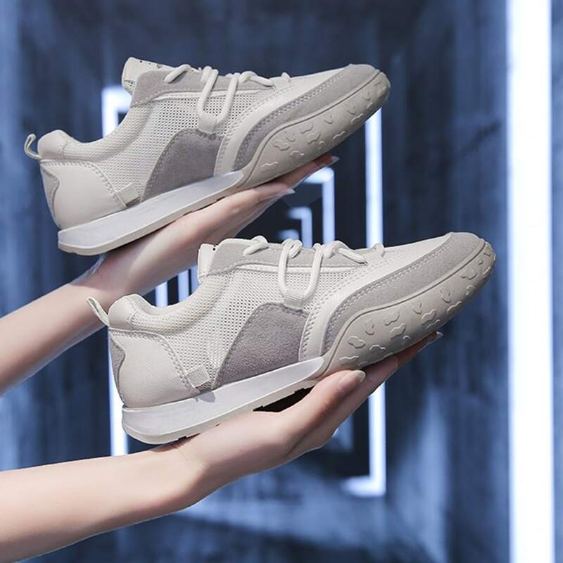 

Lace-up Mesh Skate Shoes, White