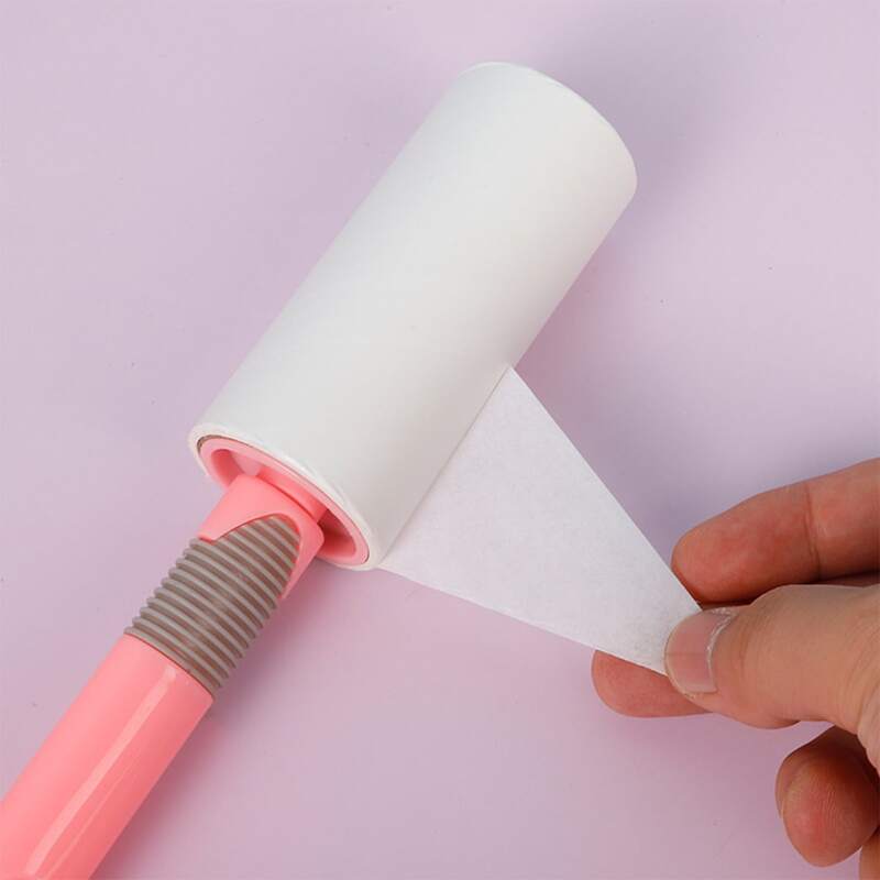

1pc Unicorn Print Pet Sticky Hair Roller, Pink