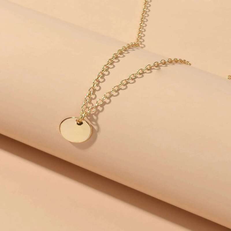 

Minimalist Pendant Necklace, Gold