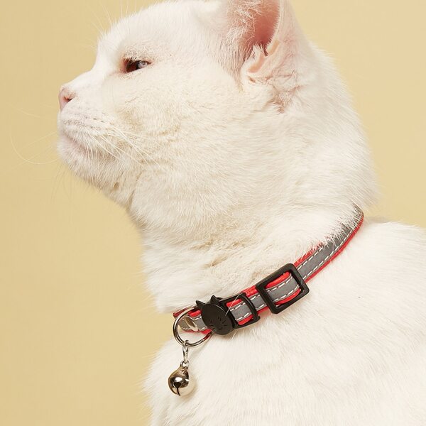 

Bell Decor Pet Collar, Red