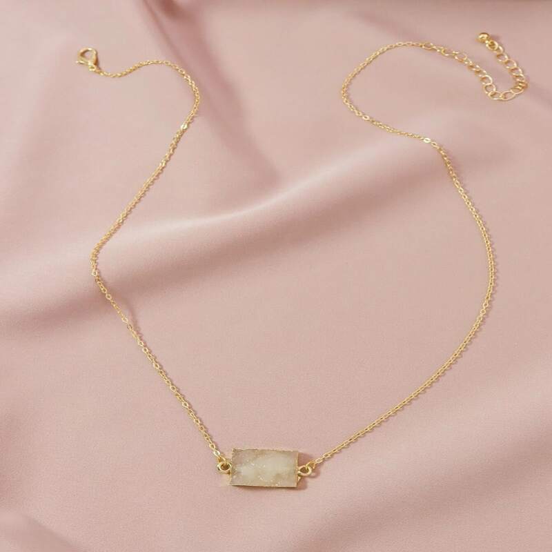 

Geo Pendant Necklace, Gold