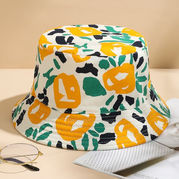 

Color Block Bucket Hat, Multicolor