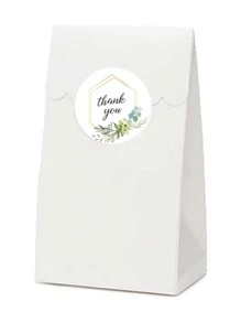 Thank You Stickers Roll, 500 Labels Per Roll, Single Roll - 500 Stickers - View 4