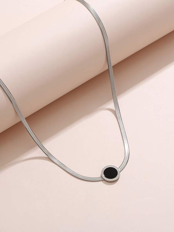 Stainless Steel Necklace SHEIN USA