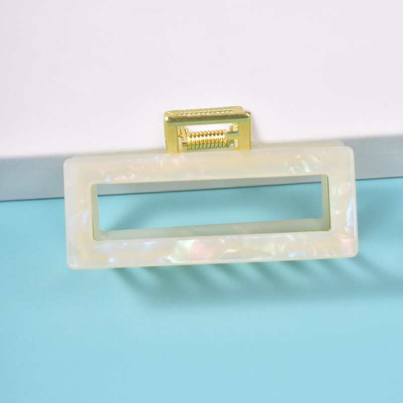 

Rectangle Design Hair Claw, Multicolor