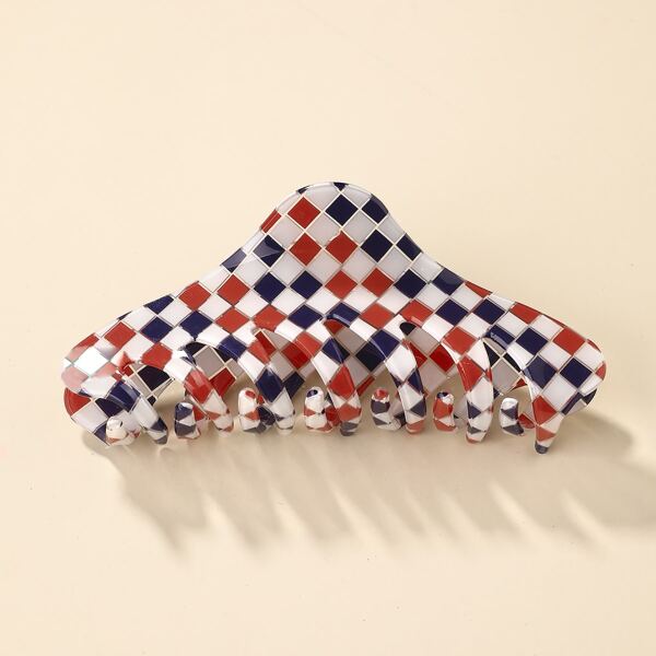 

Plaid Hair Claw, Multicolor