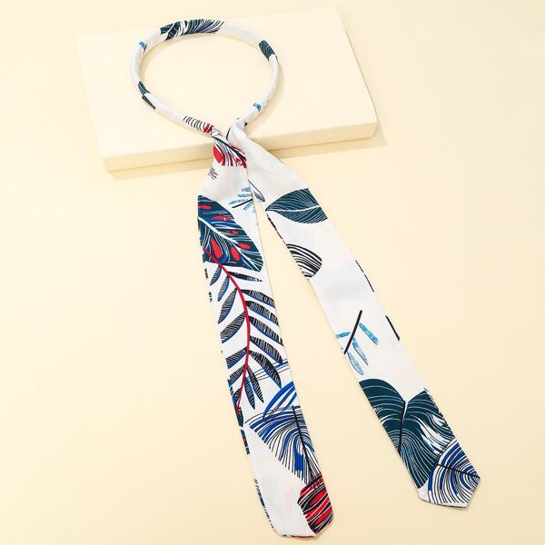 

Leaf Print Hair Hoop, Multicolor