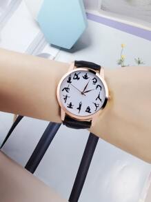 Reloj Blanco Casual - Plateado - Ver 2