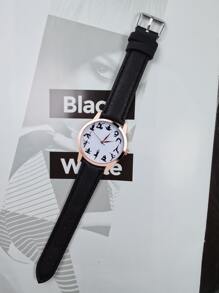 Reloj Blanco Casual - Plateado - Ver 4