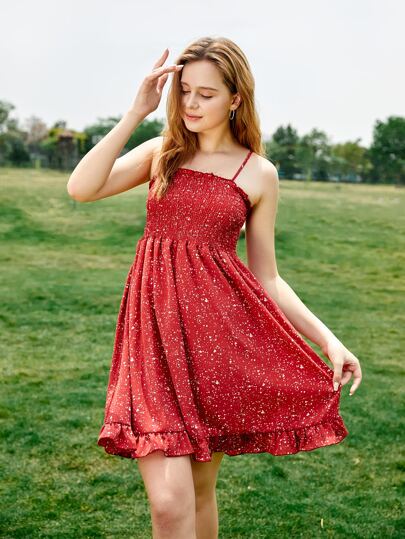 All Over Print Cami Dress