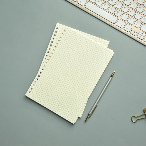 

60sheets A5 Loose-leaf Refill Paper, White