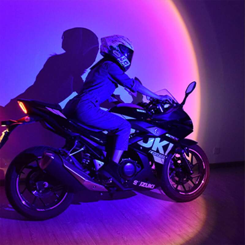 

1pc Sunset LED Light Projector Atmosphere Lamp, Multicolor