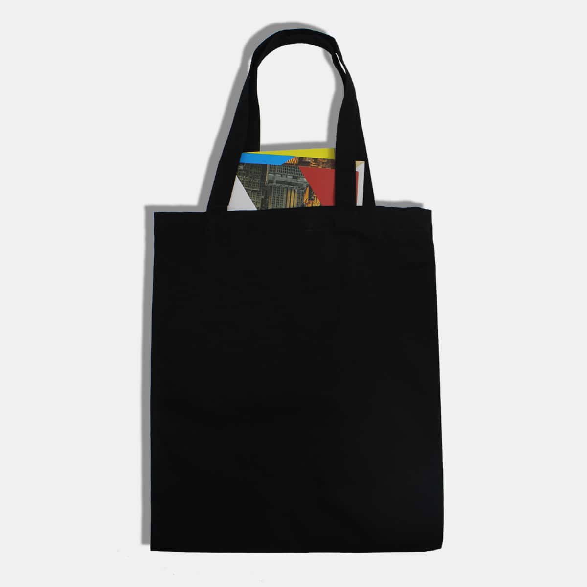 

Solid Tote Bag, Black