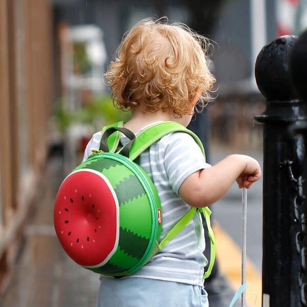 

Kids Watermelon Design Backpack, Green
