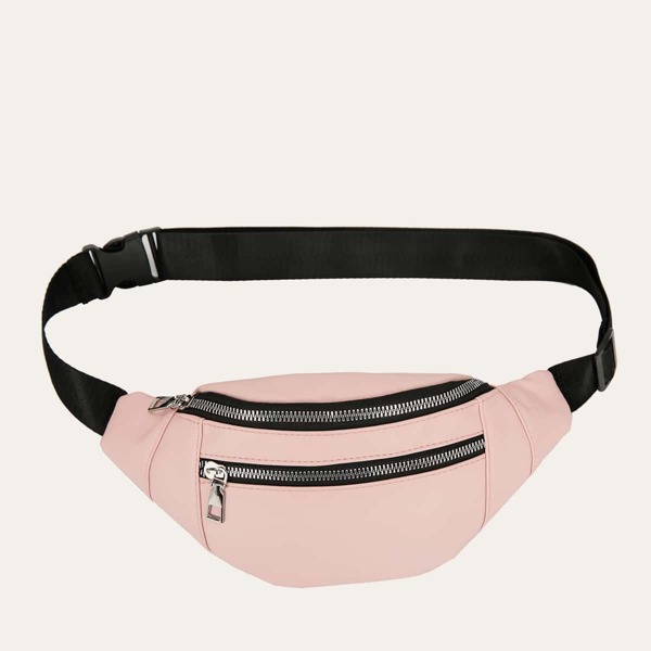 

Zip Front Fanny Pack, Pink
