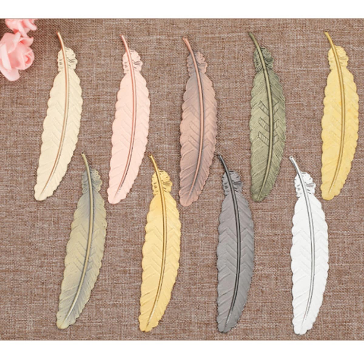 

1pc Random Leaf Bookmark, Multicolor