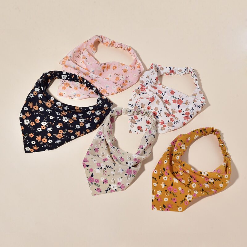

5pcs Ditsy Floral Kerchief, Multicolor