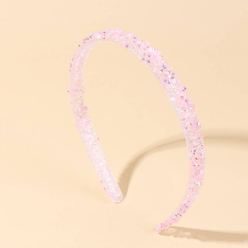 

Rhinestone Decor Hair Hoop, Pink