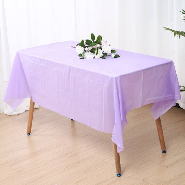 

Solid Color Water Proof Tablecloth, Purple