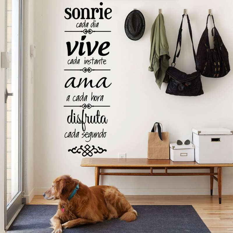 

Letter Graphic Wall Sticker, Black