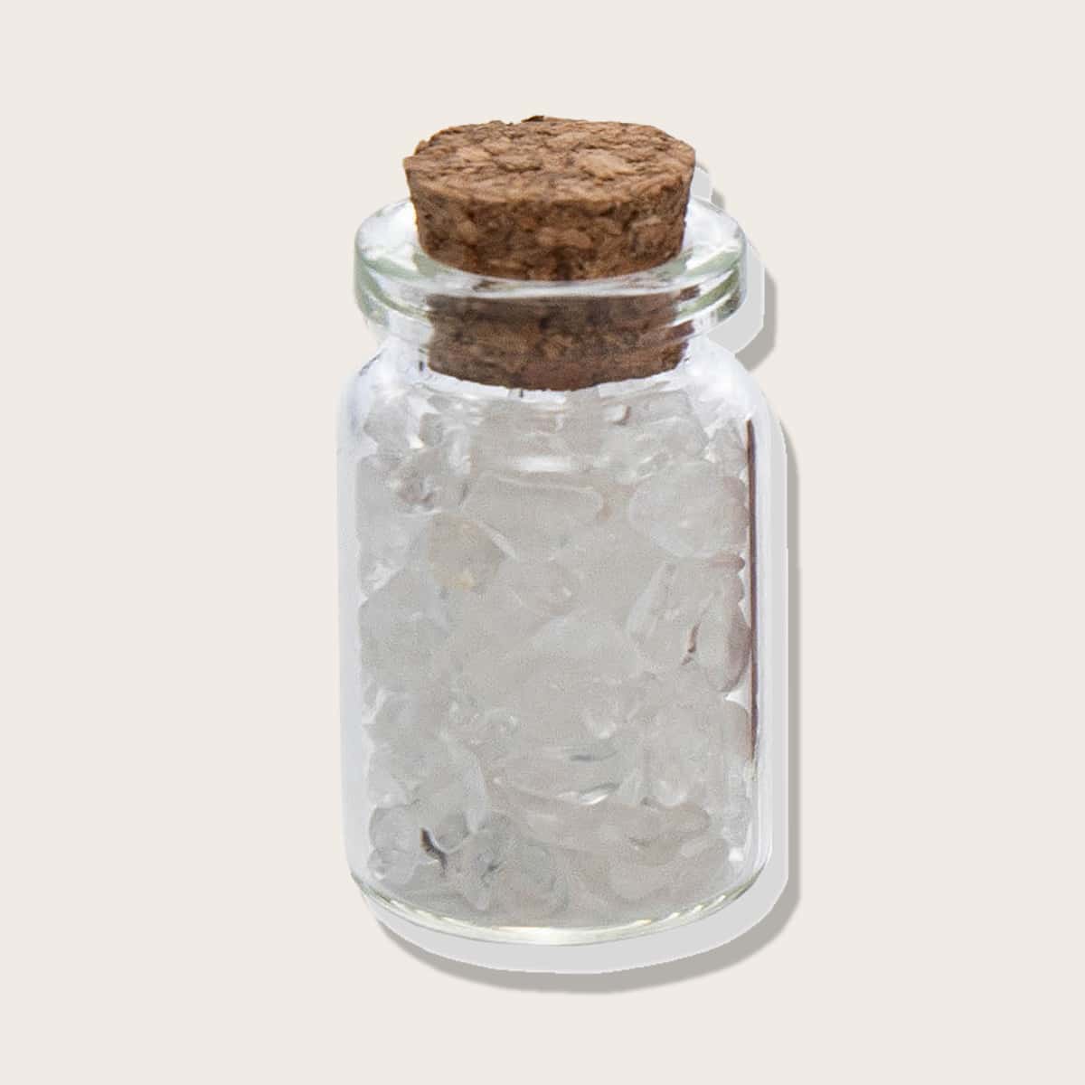 

1pc Stone Bottle Desktop Ornament, White