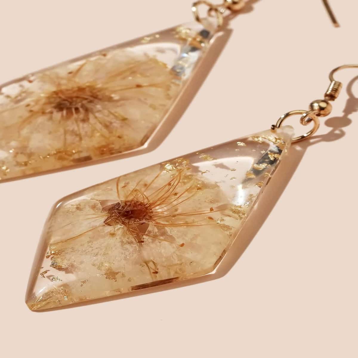 

Flower Drop Earrings, Multicolor