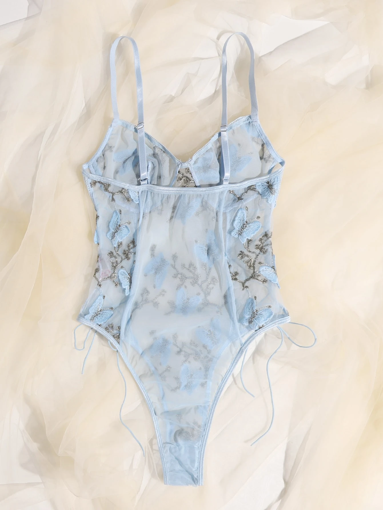 Lencería sensual Bordado Animal Romántico Celeste Yaxa Store