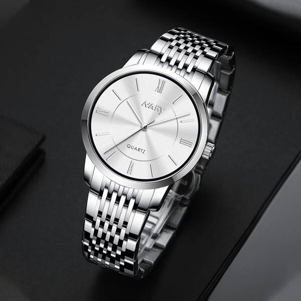

Men Round Pointer Quartz Watch