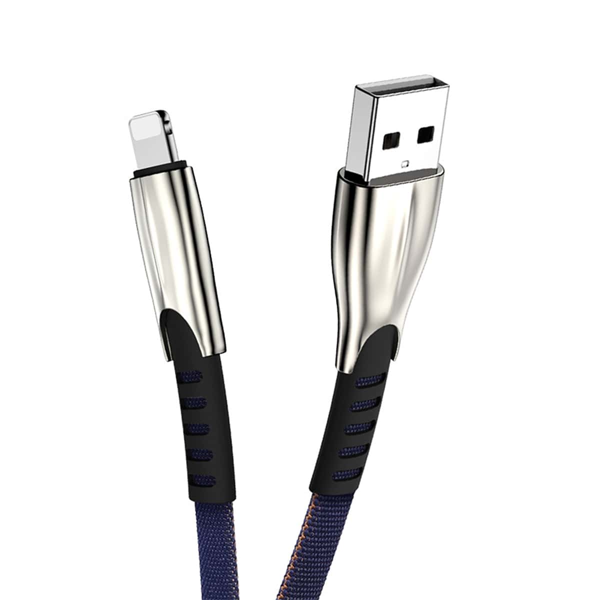 

1pc Metallic Phone Cable, Blue