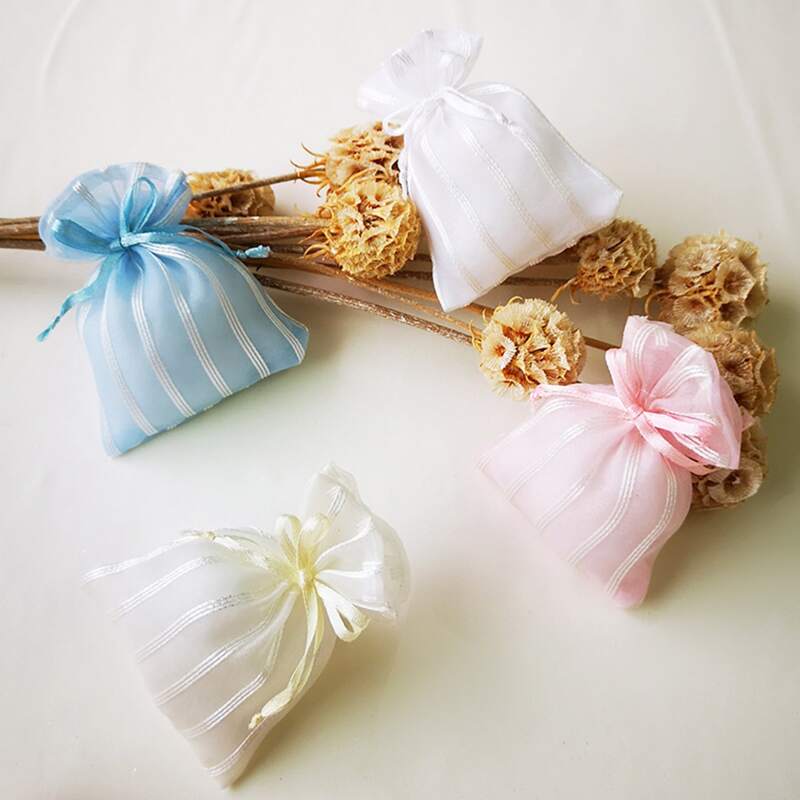 

2pcs Random Drawstring Storage Bag, Multicolor