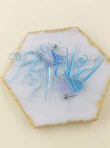 Jellyfish Design Drop Earrings - Multicolor - View 5