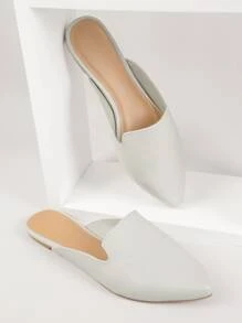 SHUZIA Mules falso - Beis - Ver 4