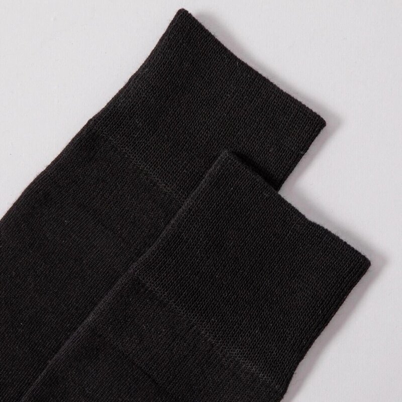 

Plain Over The Knee Socks, Black