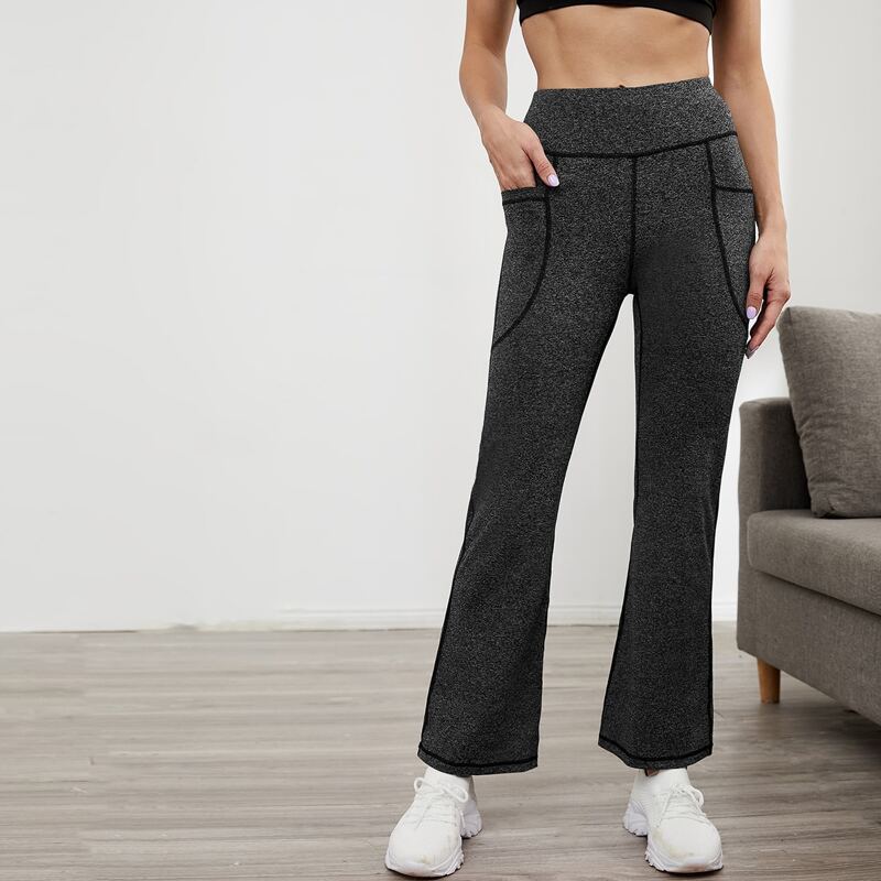

Contrast Stitch Sports Pants, Dark grey