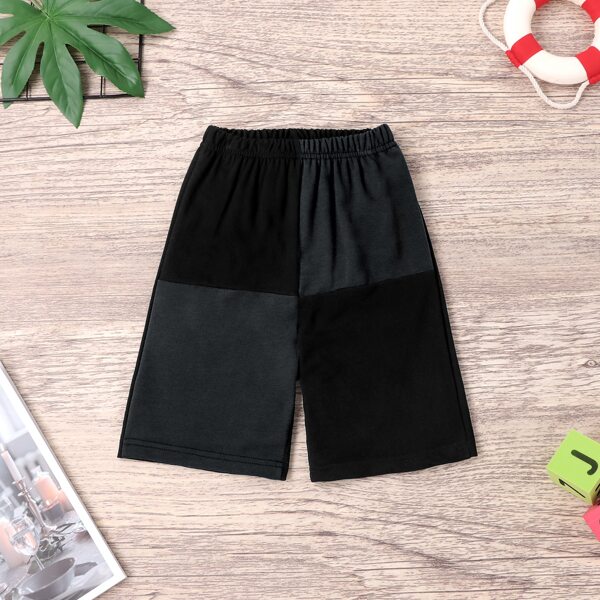 

Toddler Boys Two Tone Elastic Waist Shorts, Multicolor