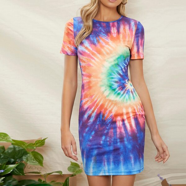

Tie Dye Dress, Multicolor