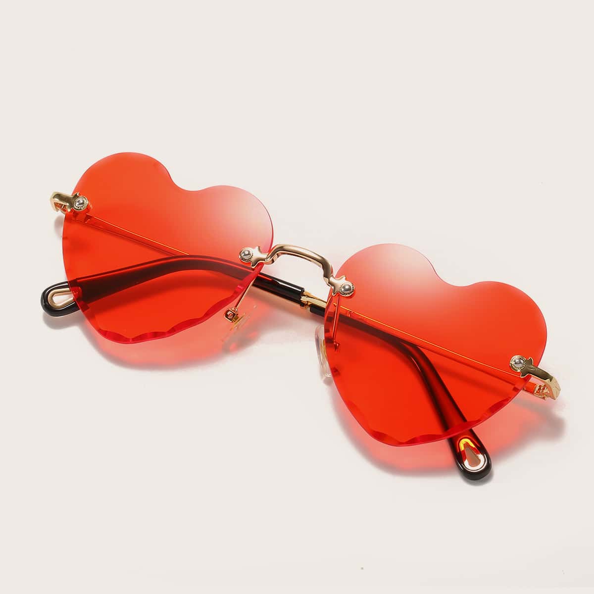 

Heart Frame Rimless Sunglasses