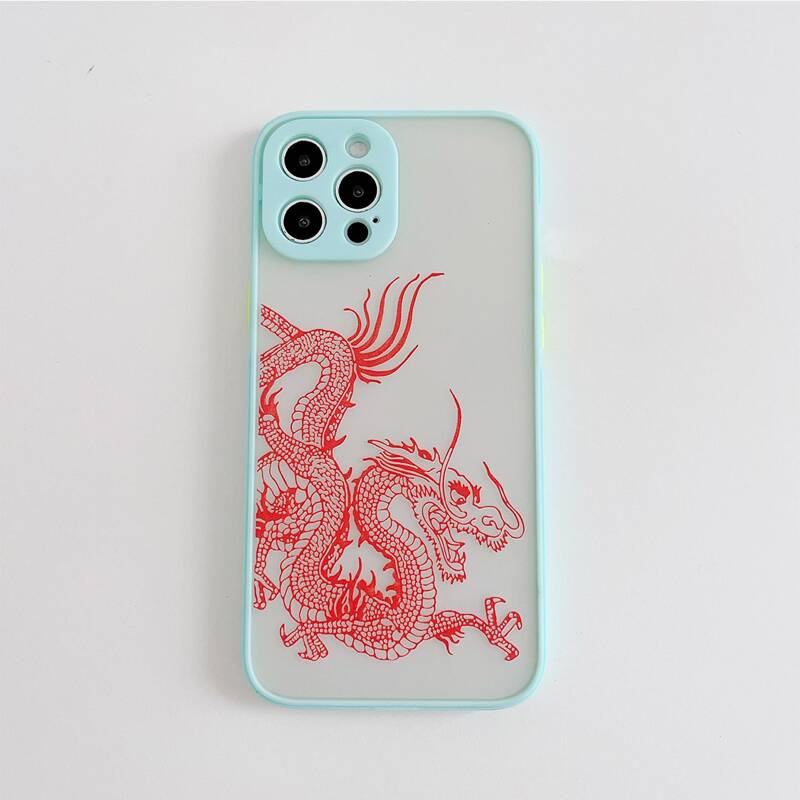 

Chinese Dragon Print Phone Case, Multicolor