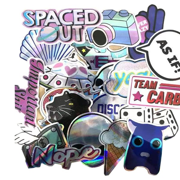 

20pcs Mixed Pattern Sticker, Multicolor