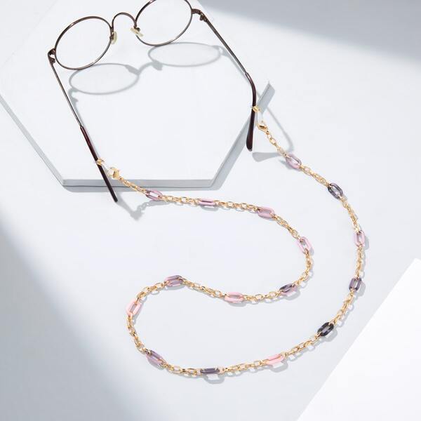 

Simple Glasses Chain, Pink
