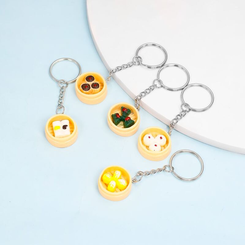 

5pcs Creative Keychain, Multicolor