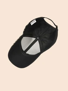 Mũ bóng chày nam in hình rồng Trung Quốc Boho - màu đen - Xem 3